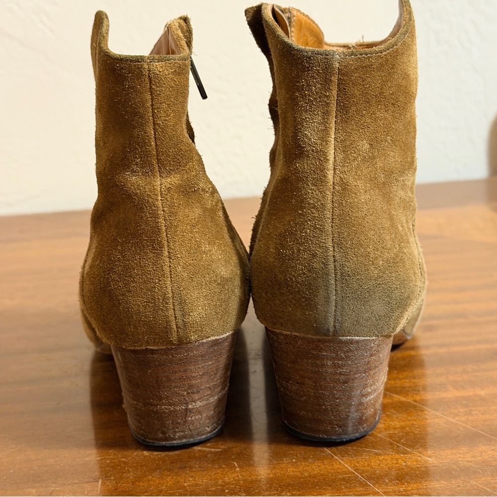 ISABEL MARANT Dicker Boots Western Suede Brown - Picture 6 of 11